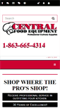 Mobile Screenshot of centralfoodequipment.com